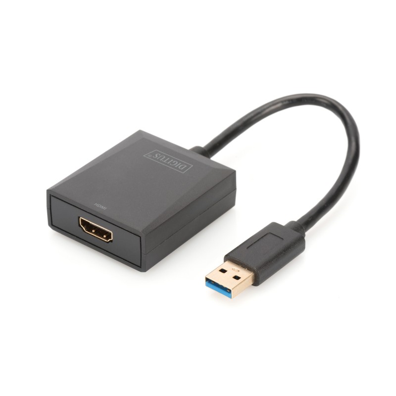 DIGITUS USB 3.0 a HDMI Adapter Full HD Nero